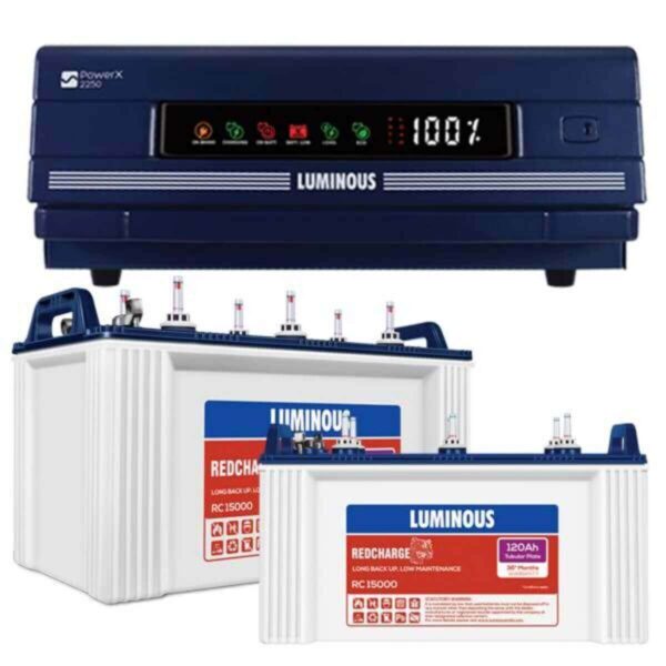 Double Battery with Inverter on Rent
