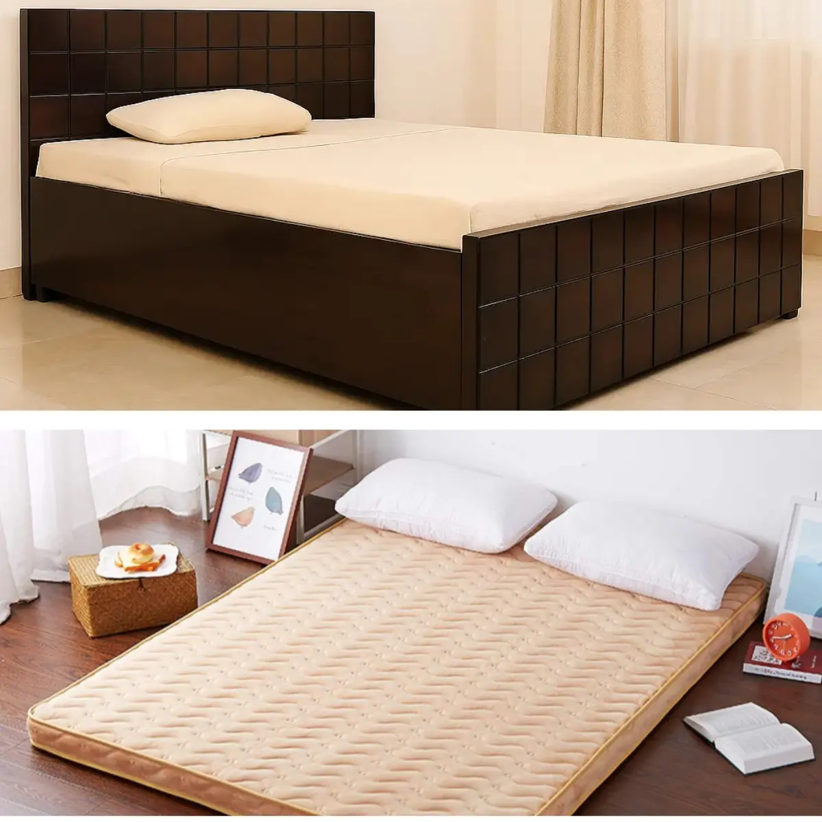 walton double bed storage on rent