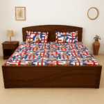 storage double bed on rent