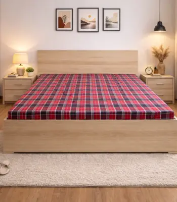 Double bed with mattress on rent in pune