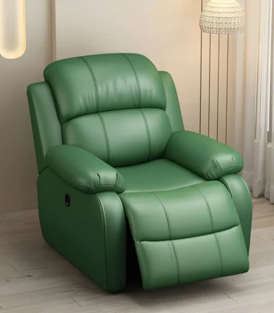 Green recliner