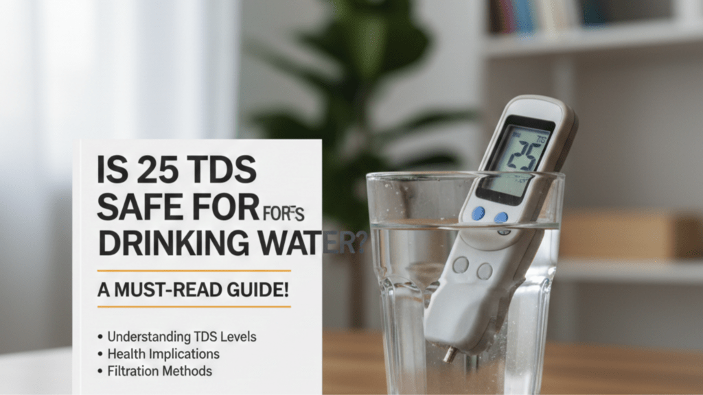 Is 25 TDS Safe For Drinking Water? A Must-Read Guide!