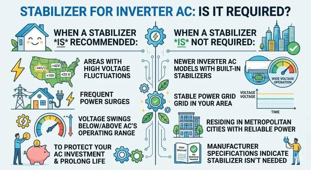 Is a Stabilizer Required for an Inverter AC? Everything You Must Know