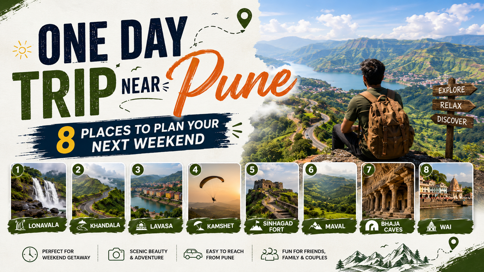 one day trip near pune​